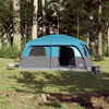 vidaXL Family Tent Cabin 8-Person Blue Waterproof