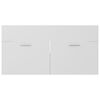 vidaXL Bathroom Furniture Set White Engineered Wood and Ceramic Standard