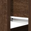 vidaXL Console Table Brown oak Engineered wood Medium Console Table