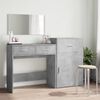vidaXL Dressing Table Set Concrete Grey Engineered Wood Medium
