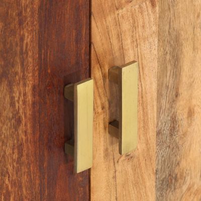 vidaXL Sideboard 23"x13.8"x29.7" Solid Wood Acacia