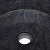 vidaXL Sink Black &Oslash;15.7"x5.9" Marble