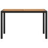vidaXL Garden Dining Set Black