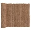 vidaXL Brushwood Fence Brown 157.48 x 59.06 in Brushwood