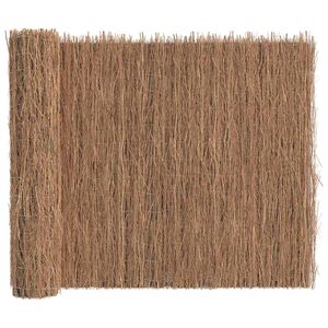 vidaXL Brushwood Fence Brown 157.48 x 59.06 in Brushwood