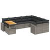vidaXL Garden Sofa Set Grey