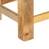 vidaXL Console Table Natural Solid Mango Wood 39.4 x 11.8 x 29.5 in
