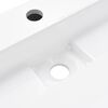 vidaXL Wash Basin 47.2"x18.1"x4.3" Mineral Cast/Marble Cast White