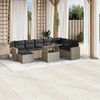 vidaXL Garden Sofa Set Light grey, Anthracite