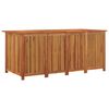 vidaXL Garden Storage Box Natural wood Solid acacia wood Large