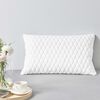 vidaXL Pillow Set of 2 White Memory foam flakes and 100% polyester