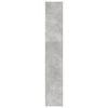 vidaXL Bookcase Concrete Grey Engineered Wood Medium Rectangular