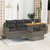vidaXL Garden Sofa Set Grey