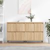 vidaXL Sideboard Set of 2 Sonoma oak Engineered wood