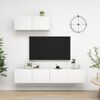 vidaXL TV Cabinet Set of 3 White Engineered Wood Standard TV Cabinet