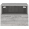 vidaXL TV Wall Cabinet Set of 2 Grey Sonoma Engineered wood
