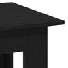 vidaXL Coffee Table Black Oak 39.37 x 23.62 x 16.54 in Engineered Wood