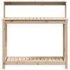 vidaXL Potting Table Natural Pine Solid pine wood Large Potting Table