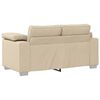 vidaXL Sofa Cream 62.99 x 30.31 x 32.28 in Fabric