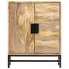 vidaXL Sideboard Brown Solid mango wood, Powder-coated steel Medium