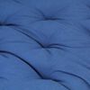 vidaXL Pallet Cushion Light blue 100% cotton fabric, filling cotton mix