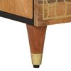 vidaXL Nightstand Honey Brown Solid Mango Wood 19.7 x 13.0 x 24.4 in