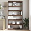 vidaXL Book Cabinet Brown Engineered wood