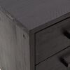 vidaXL Bedside Cabinet Set of 2 Black