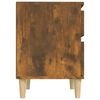 vidaXL Bedside Cabinet Set of 2 Smoked oak
