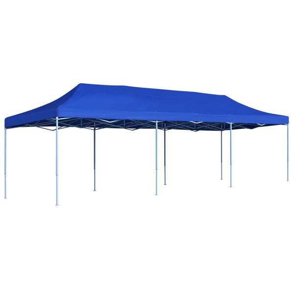 vidaXL Party Tent Blue 600D oxford with PVC coating, Powder-coated steel