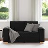 vidaXL 2-Seater Sofa Black 63.0"x30.7"x33.1" Fabric