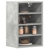 vidaXL Hanging Cabinet Concrete gray Engineered wood 15.7x11.6x23.6 in