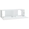 vidaXL TV Cabinet Set Set of 6 White Engineered Wood Various Sizes