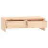 vidaXL Monitor Stand 19.7x10.6x5.9" Solid Wood Pine