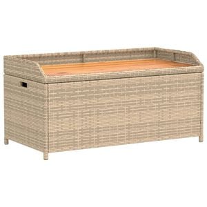 vidaXL Storage Bench Mix beige and brown