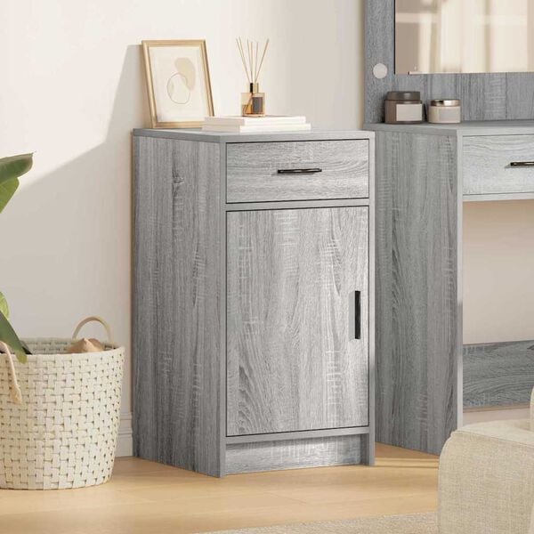 vidaXL Sideboard Grey sonoma 40 x 40.5 x 75 cm Engineered wood