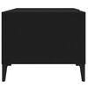 vidaXL Coffee Table Black Engineered wood, Iron 35.4 x 19.7 x 15.7 in