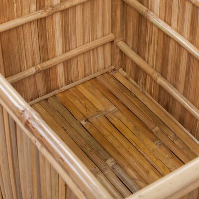 vidaXL Storage Boxes 3 Pieces Bamboo