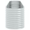 vidaXL Garden Raised Bed Silver Galvanized Steel Large Tough