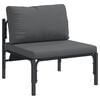 vidaXL Garden Sofa Set with Cushion 6 pcs Anthracite Steel