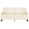 vidaXL 2-Seater Sofa Cream 55.1" Velvet