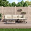 vidaXL Garden Lounge Set Anthracite, Beige
