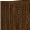 vidaXL TV Cabinet Set of 2 Brown Oak Engineered Wood 15.9x11.8x23.6 in
