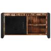vidaXL TV Cabinet Black and brown Solid reclaimed wood, iron Medium