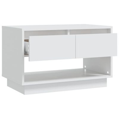 vidaXL TV Cabinet White 27.6"x16.1"x17.3" Engineered Wood