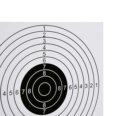 vidaXL 100 pcs Shooting Paper Targets 5.9"x5.9"