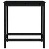 vidaXL Bar Set Black Solid pine wood Medium Durable Bar Set