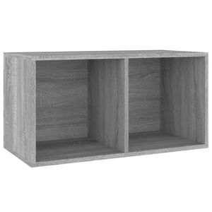vidaXL LP Storage Box Gray Sonoma Engineered Wood Medium