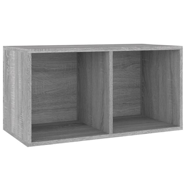 vidaXL LP Storage Box Gray Sonoma Engineered Wood Medium