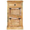 vidaXL Shoe Cabinet Multicolor Solid reclaimed wood Medium Shoe Cabinet